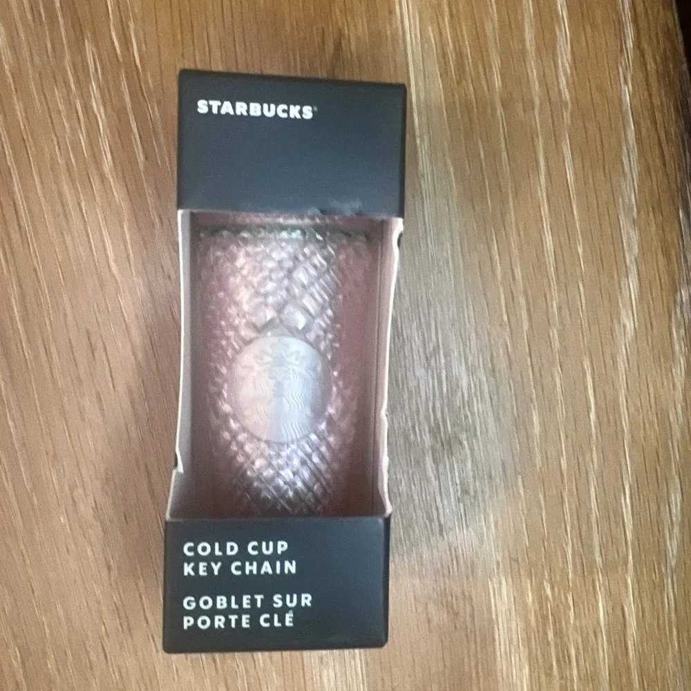 Starbucks Cold Cup Key Chain - Pink‎ Green 2023